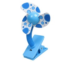 uxcell Clamp Clip Style Rotatable Mini Fan 2.2 Inch Width Blue - B00D12FRUW